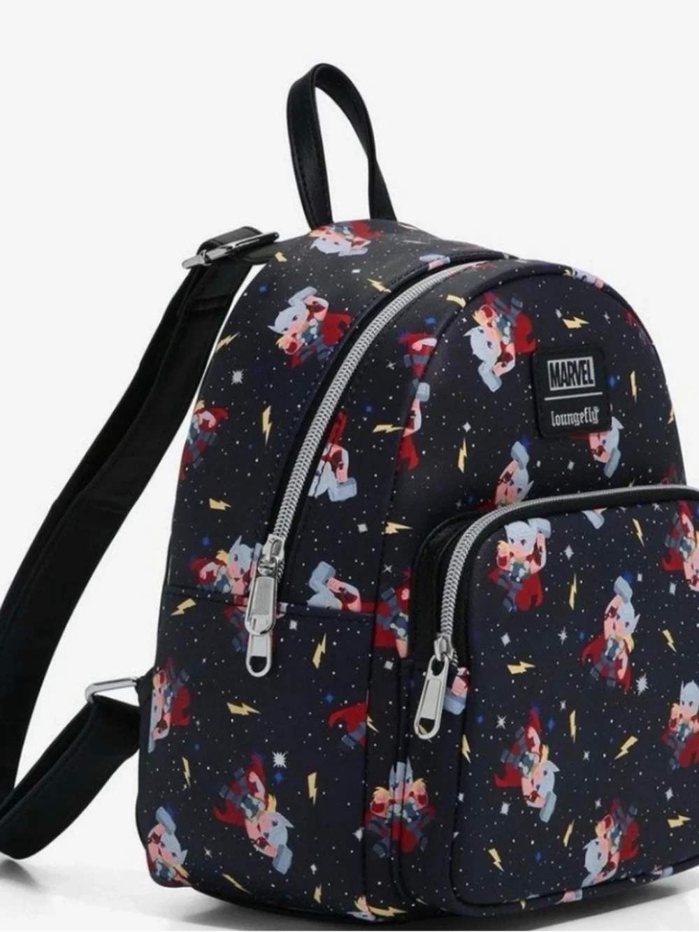 Loungefly Black Marvel Thor Mini Backpack